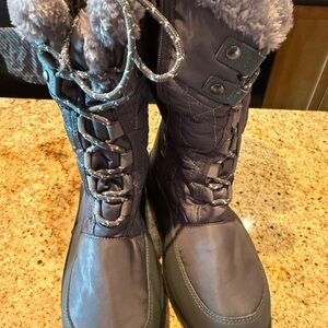 Women's Gray Winter Boots